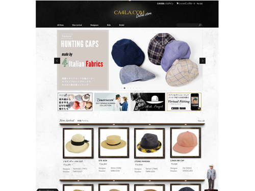「CA4LA.COM」のトップページ